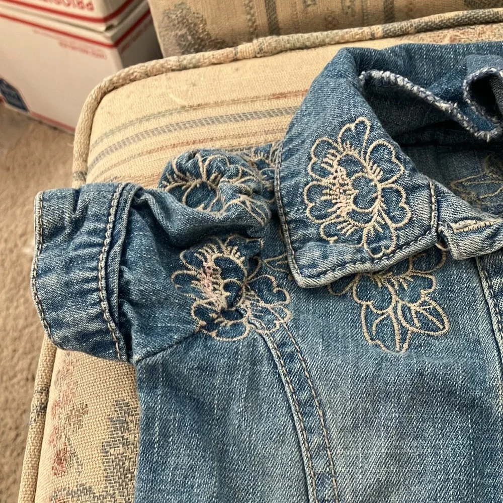 FINAL MARKDOWN Faded glory girls denim dress 12 months